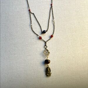 Elegant Multi-Color Pendant Necklace